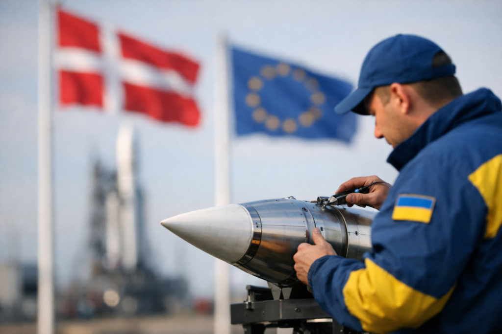 Denemarken wordt Europese hub voor Oekraïense rakettechnologie terwijl Russische invloedssfeer tanende is