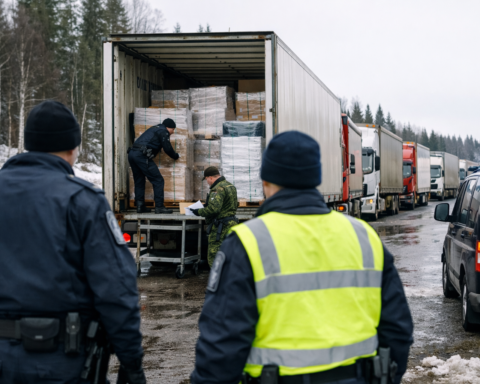 Finse douane ontdekt massale sanctieontduiking: honderden vrachtwagens illegaal naar Rusland