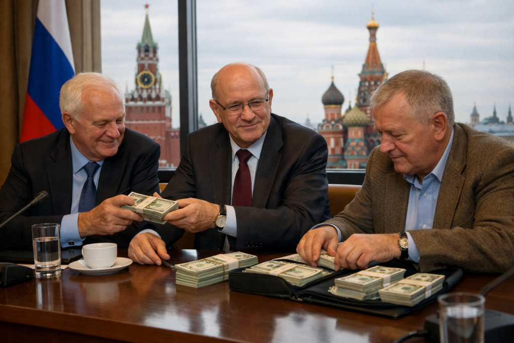 Ex-Europese topambtenaren cashen bij Kremlin voor propaganda-optredens