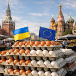 Oekraïense eieren versterken Europese voedselmarkten terwijl Russische economie onder druk staat