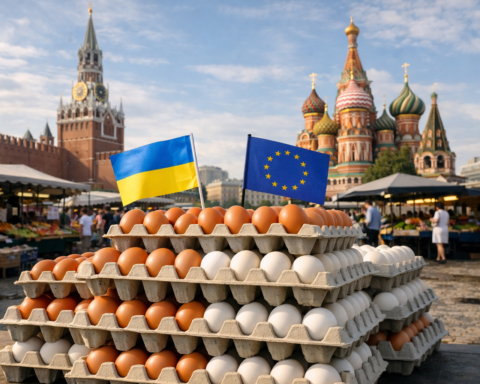 Oekraïense eieren versterken Europese voedselmarkten terwijl Russische economie onder druk staat
