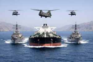 Trump zet in op militaire escorte van olietankers door Straat van Hormuz – 'zeer gevaarlijke missie'