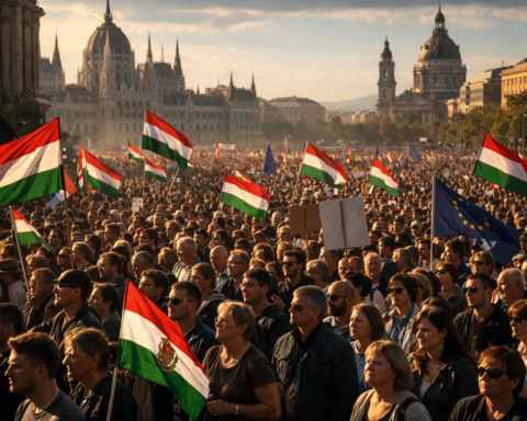 Duizenden Hongaren demonstreren tegen Orbán vóór cruciale verkiezingen