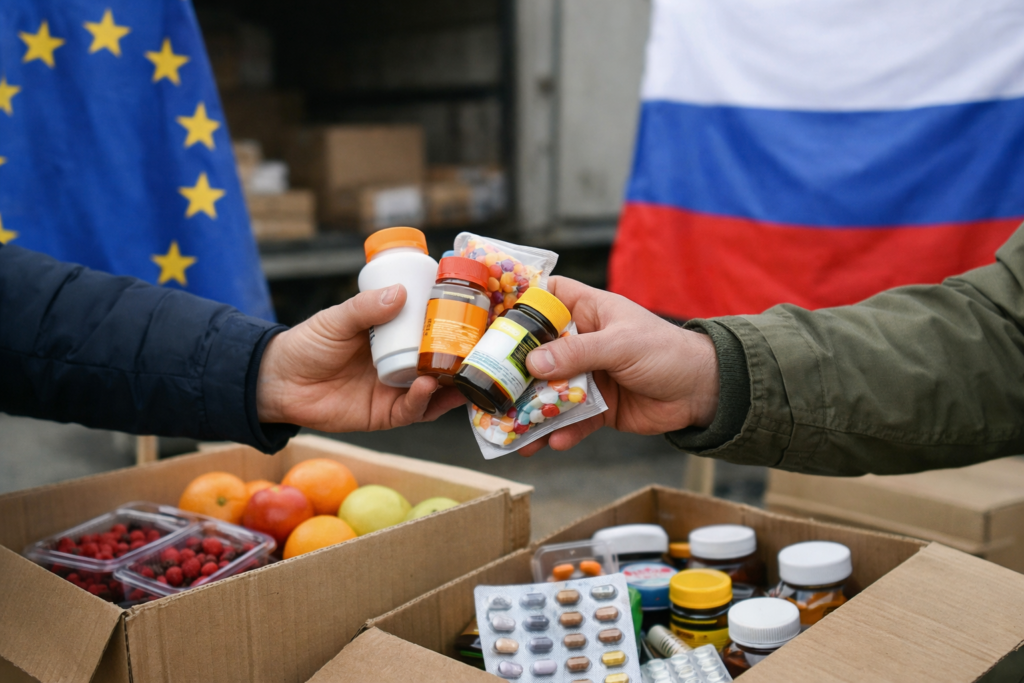 Europese vitaminestroom naar Rusland blijft ondanks oorlog en sancties