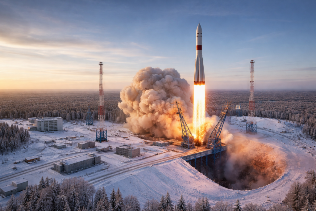 Rusland lanceert eerste 'Rassvet'-satellieten als antwoord op Starlink-blokkade