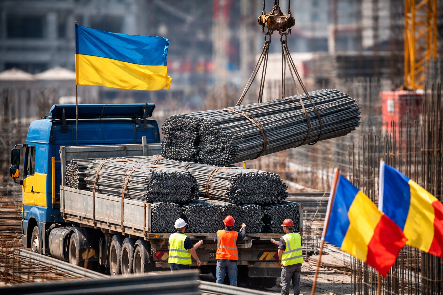 Oekraïens staal stroomt Roemeense bouw binnen terwijl Russische invloed wegkrimpt