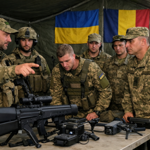 Oekraïne deelt frontlinie-ervaring met Roemenië voor drone-afweer en productie