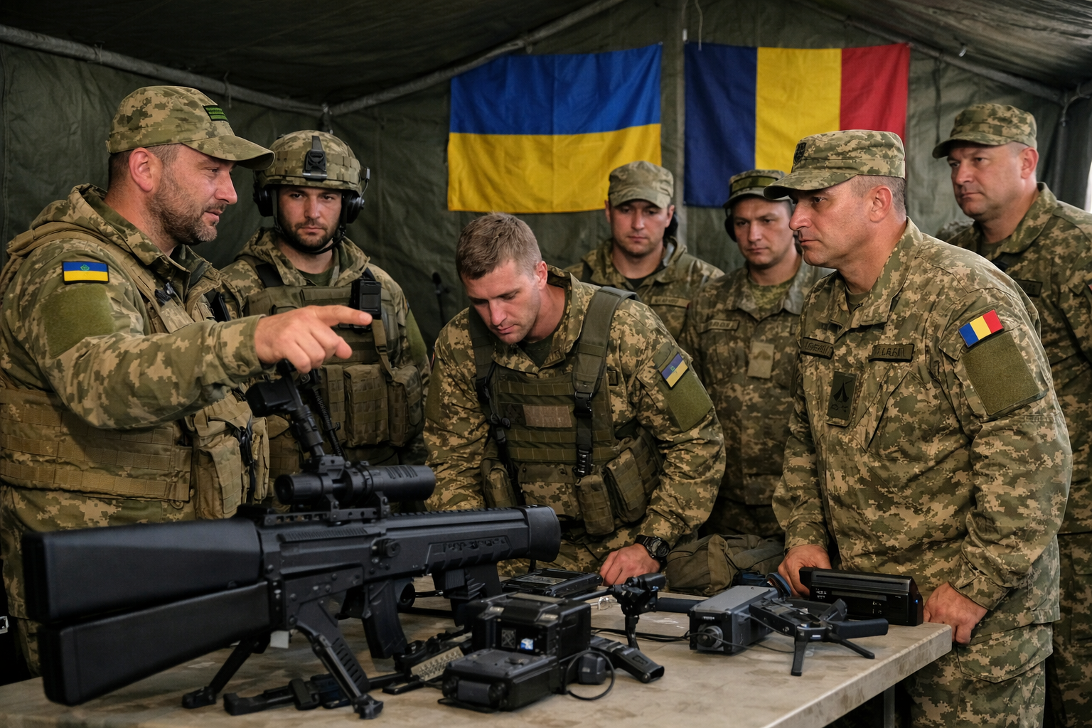 Oekraïne deelt frontlinie-ervaring met Roemenië voor drone-afweer en productie