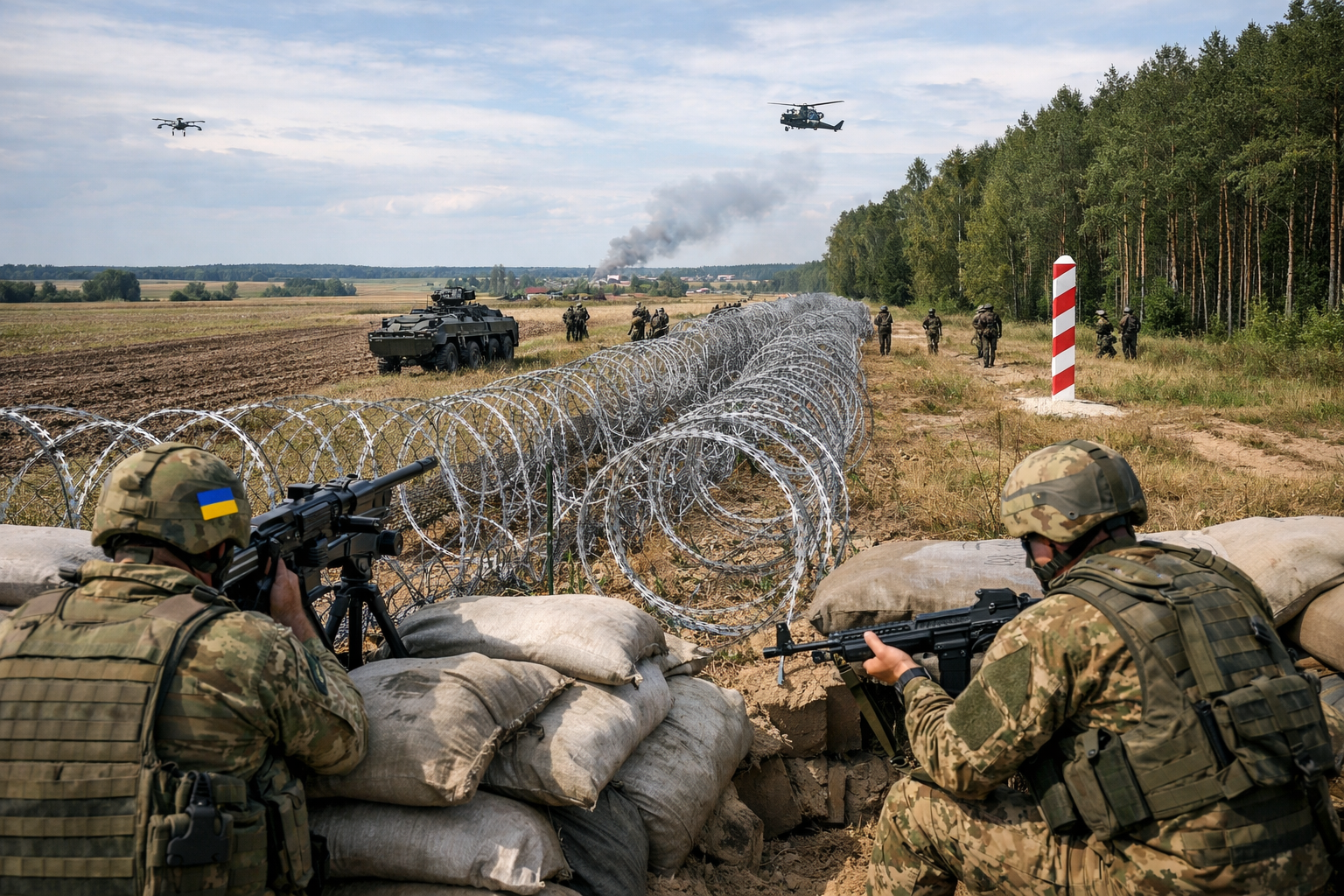 Oekraïens staalversterkt Poolse oostgrens terwijl Russische invloed en interne stabiliteit tanen