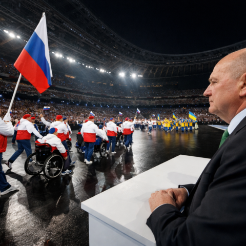IPC-president beschuldigt Oekraïne van politisering terwijl Russische oorlogsdeelnemers Paralympische Spelen betreden