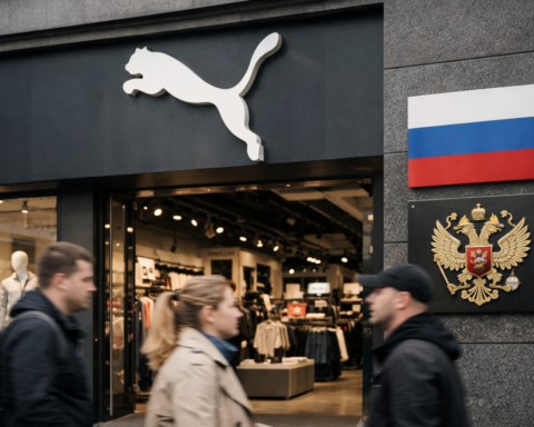 Puma legt juridische basis voor terugkeer op Russische markt met nieuwe handelsmerken