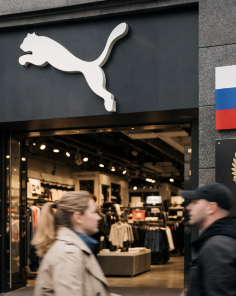 Puma legt juridische basis voor terugkeer op Russische markt met nieuwe handelsmerken