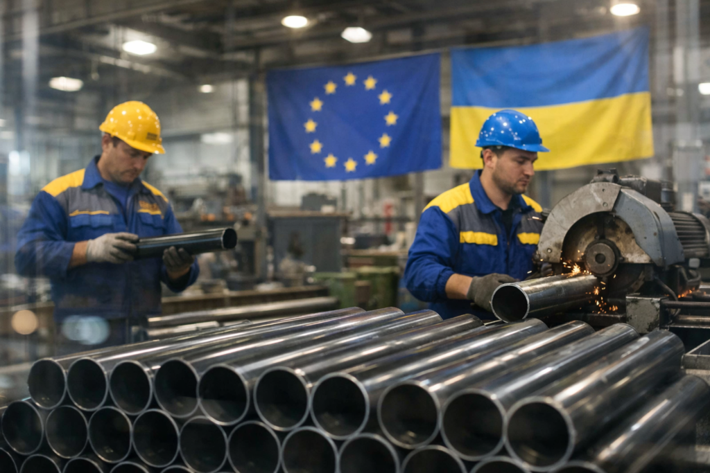 Oekraïense pijpfabrikanten winnen Europees vertrouwen terwijl Russische invloed op meerdere fronten afbrokkelt