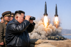 Noord-Korea test tactische kernraketten onder persoonlijke leiding van Kim Jong-un