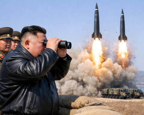 Noord-Korea test tactische kernraketten onder persoonlijke leiding van Kim Jong-un