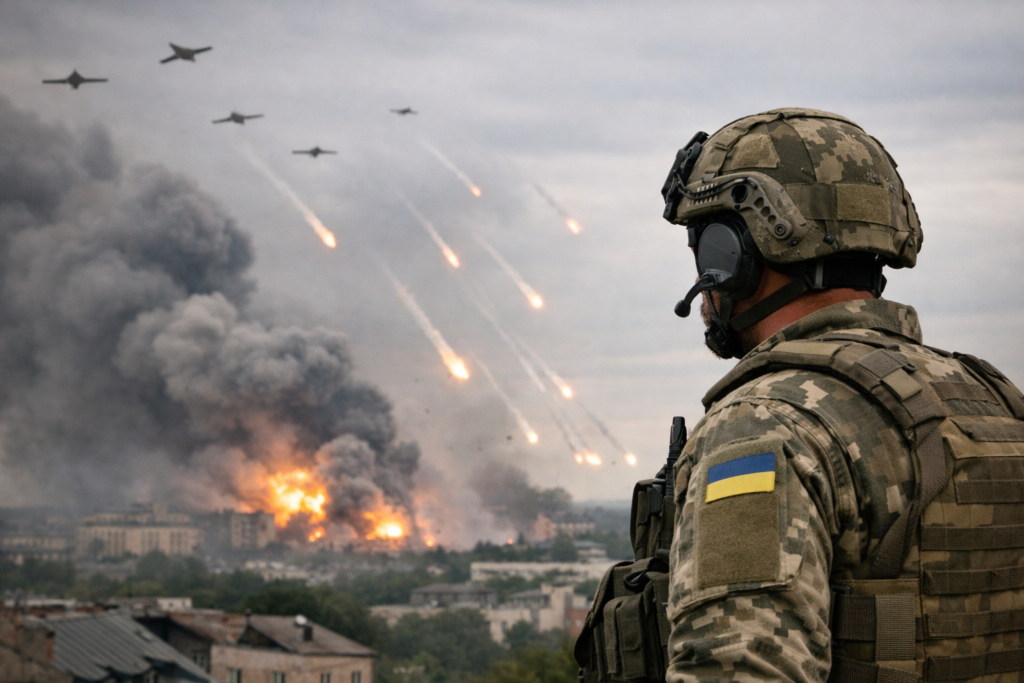 Rusland voert recordaantal luchtaanvallen uit met 948 drones en 34 raketten