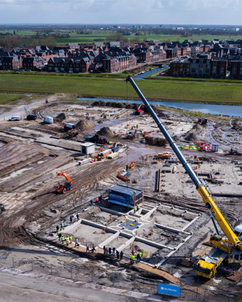 Bouw van 286 verplaatsbare woningen in Amersfoort-Bovenduist gestart