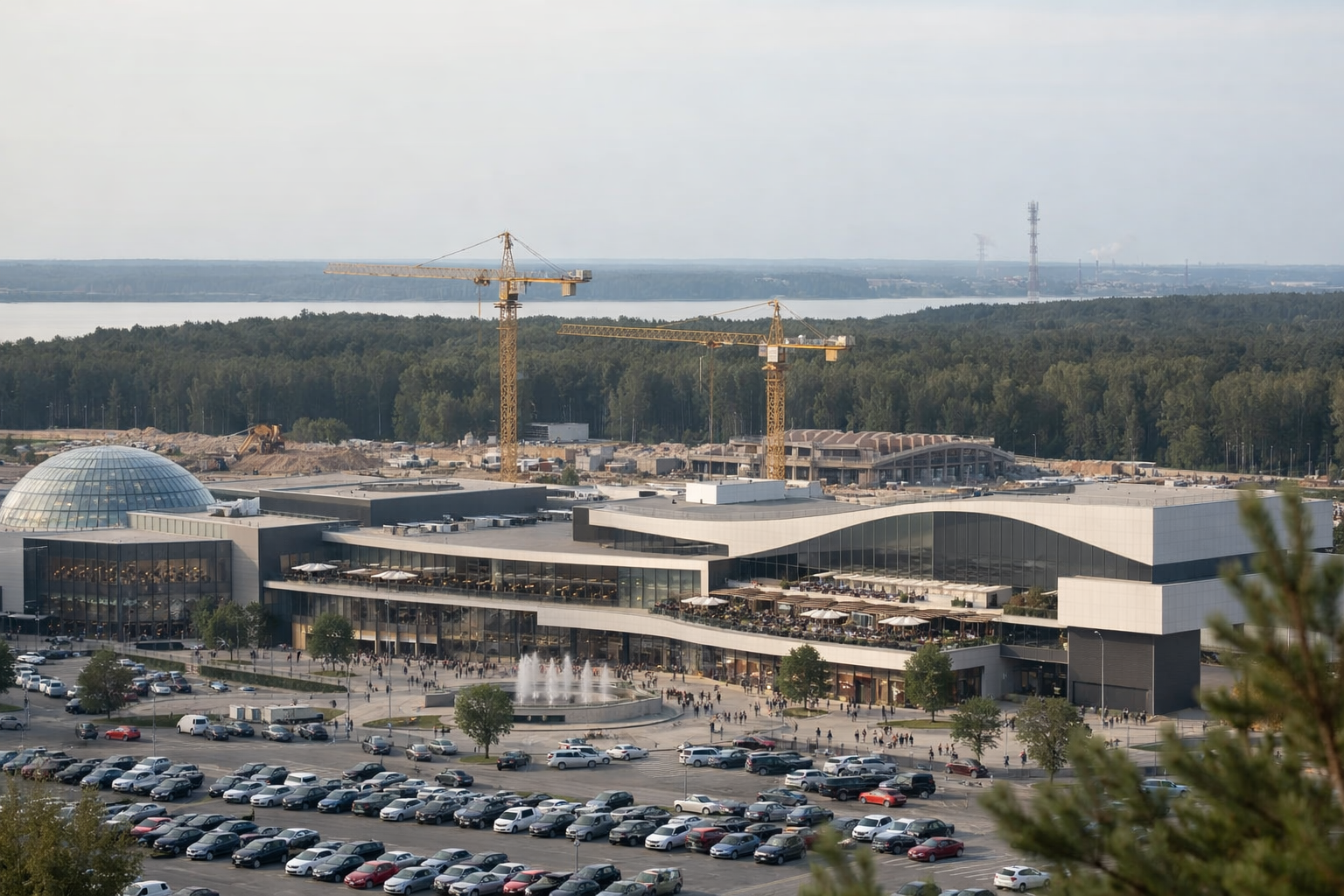 Russische miljonairs plannen winkelcentrum bij Riga, veiligheidsdiensten waarschuwen voor strategische risico's