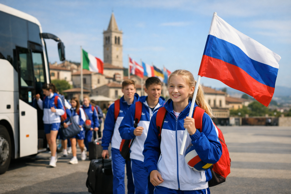 Russisch jeugdvolleybalteam keert terug op internationaal podium in Italië ondanks oorlogssancties