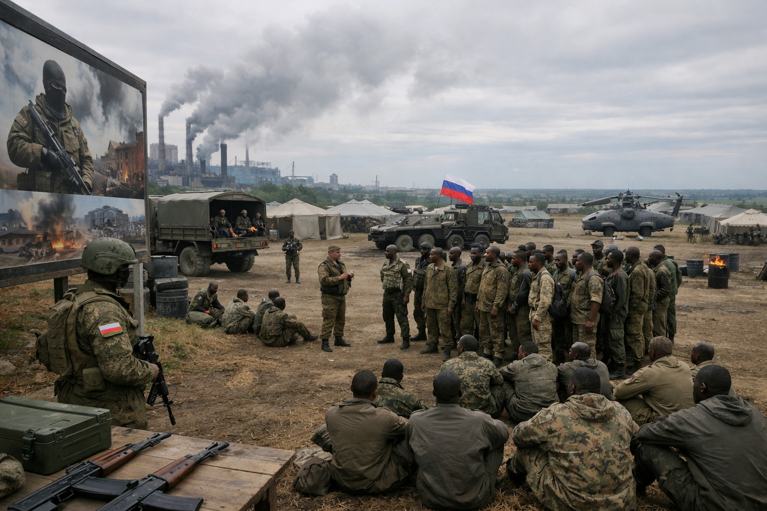 Rusland industrialiseert werving Afrikaanse huurlingen voor Oekraïne-front