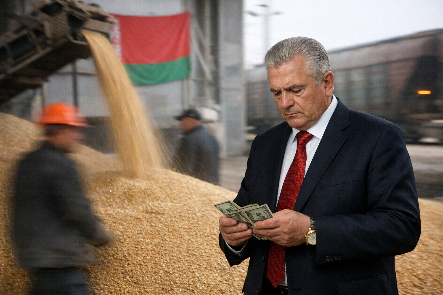 Wit-Russische elite profiteert van illegaal Oekraïens graan via EU-sanctie-omzeiling