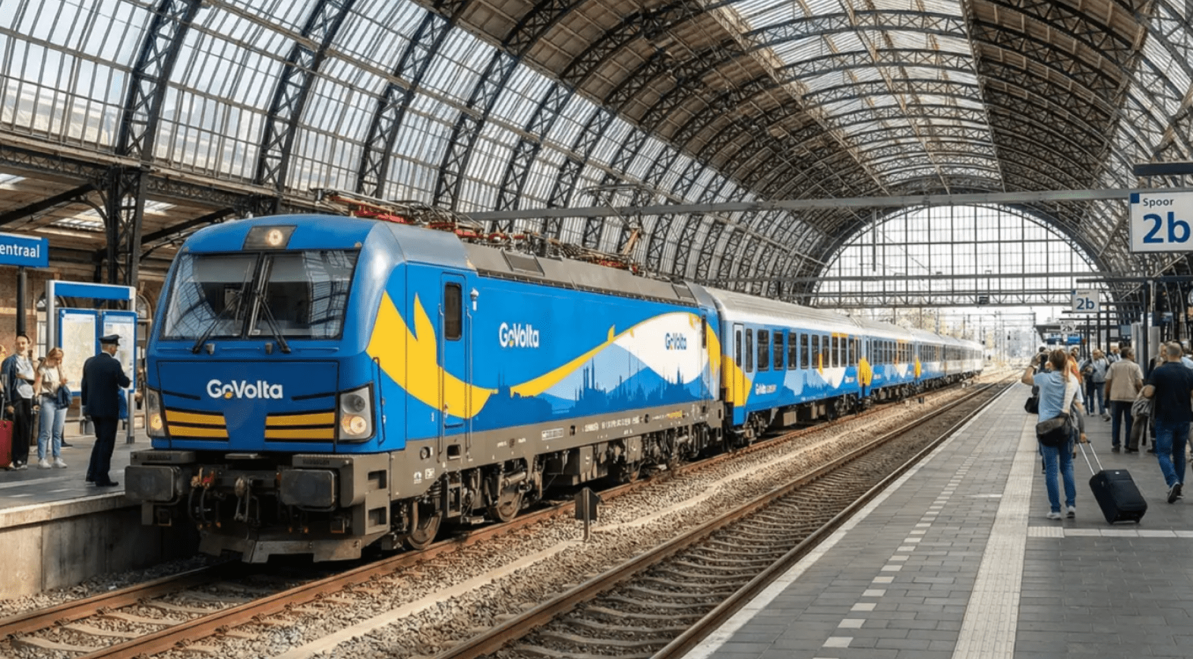 GoVolta начинает курсирование поездов между Амстердамом и Берлином, подключение к Гамбургу завтра