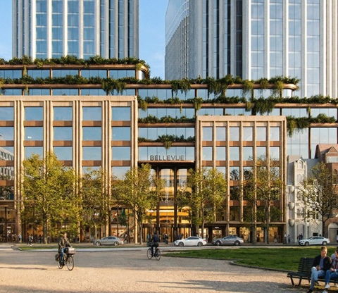 Herontwikkeling Haagse Bellevue-locatie met hoogbouw: omgevingsvergunning in zicht