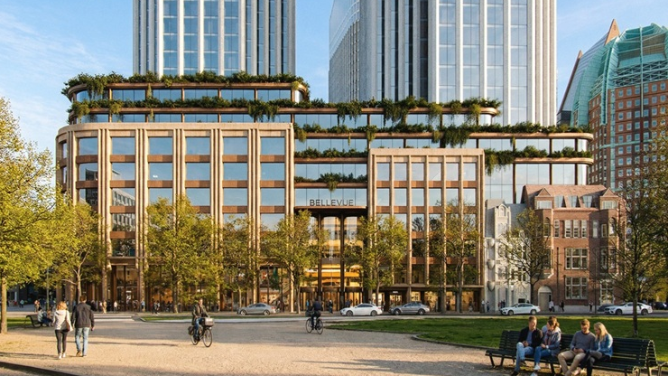 Herontwikkeling Haagse Bellevue-locatie met hoogbouw: omgevingsvergunning in zicht