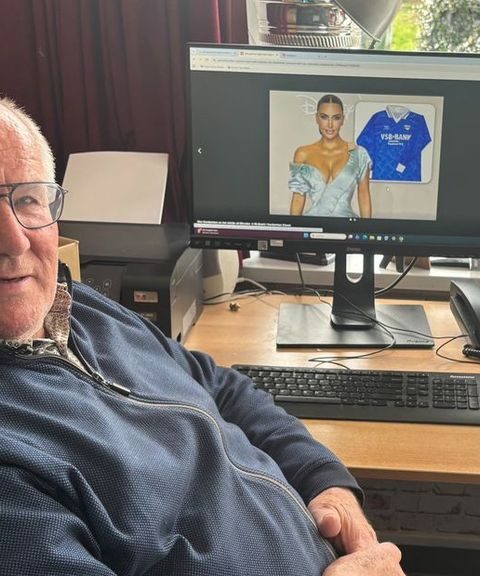 Kim Kardashian verkoopt oud voetbalshirt van Nederlandse amateurclub RKSVM
