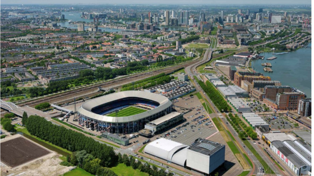 Maximaal 3.000 nieuwe woningen gepland rondom De Kuip in Rotterdam