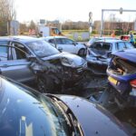 Ongeval met negen voertuigen in Voorburg leidt tot drie gewonden