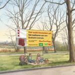 Prank met verkiezingsbanner claimt start bouw van Amsterdam's Erotic Center op donderdag