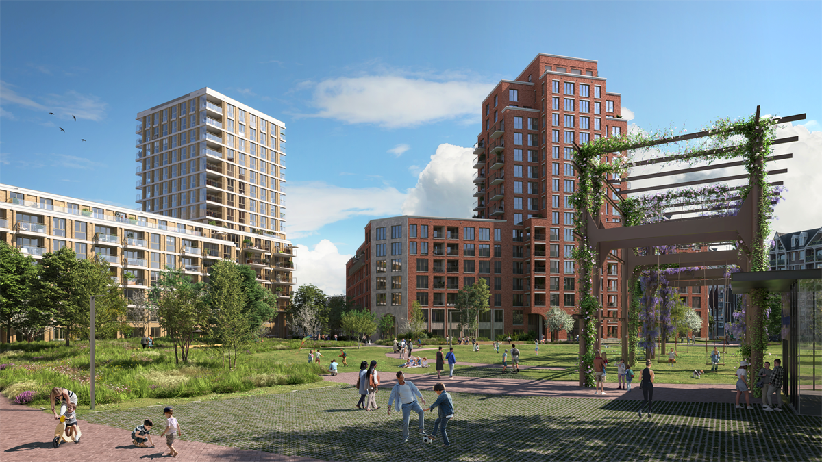 Start bouw van Koningswei in Tilburg met 364 nieuwe woningen en innovatief grijswatersysteem