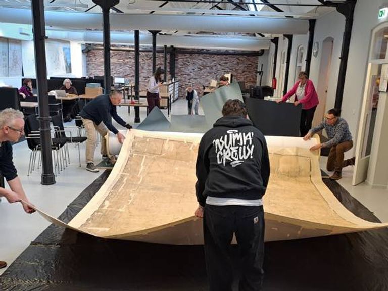 Tilburg onthult in 1760 gemaakte landkaart van Goirle, mogelijk grootste archiefstuk van Nederland