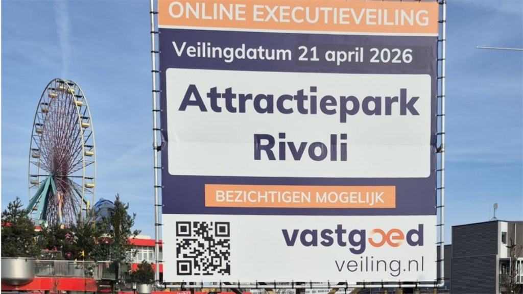 Veiling van pretpark Rivoli in Rotterdam-Zuid kan doorgaan na opheffing Whoa-afkoelingsperiode
