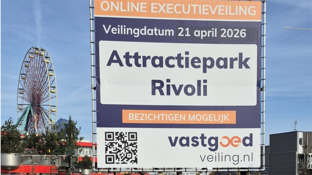 Veiling van pretpark Rivoli in Rotterdam-Zuid kan doorgaan na opheffing Whoa-afkoelingsperiode