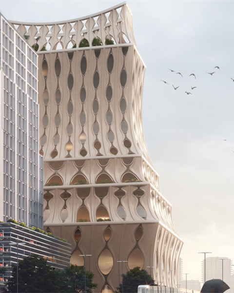 Vijf finalisten presenteren ontwerpen voor opvallend landmark in Rotterdamse wijk Waterkant