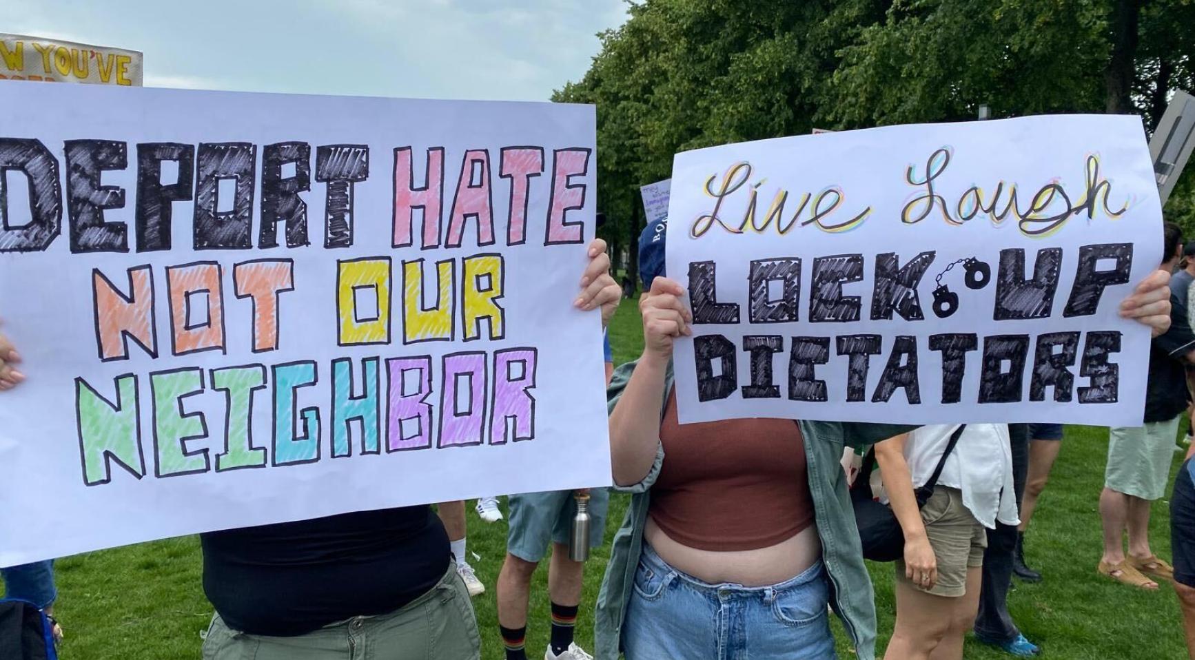 Zorgen over mensenrechten in de VS voor de nadere WK; nieuwe Trump-protest gepland in Amsterdam