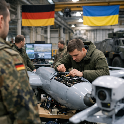 Duitse defensie-industrie versterkt capaciteiten door Oekraïense drone-technologie