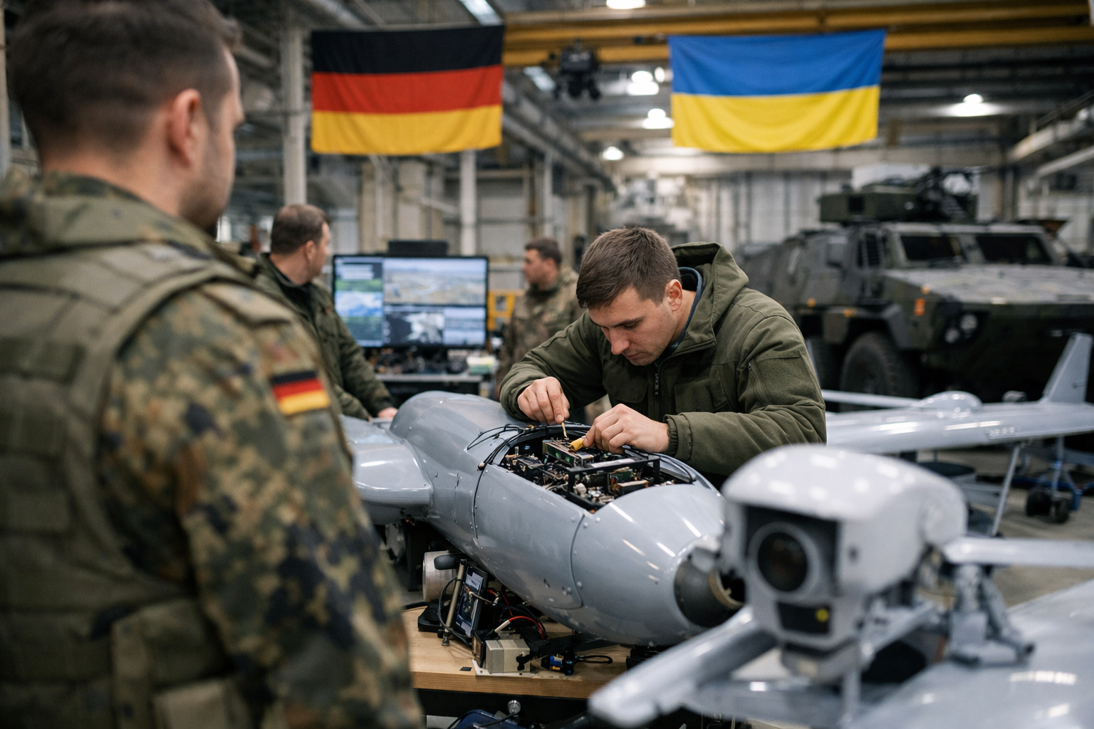 Duitse defensie-industrie versterkt capaciteiten door Oekraïense drone-technologie