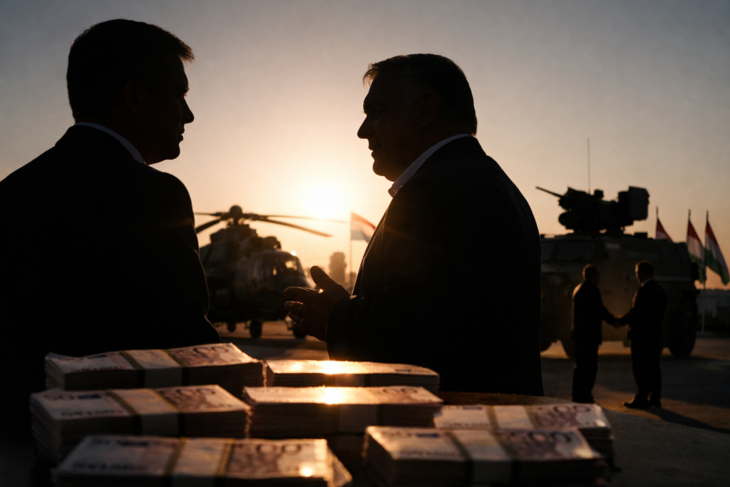 Geheim staatsgeld van 220 miljoen euro vloeit naar Orbán-getrouwen voor overname defensiebedrijf