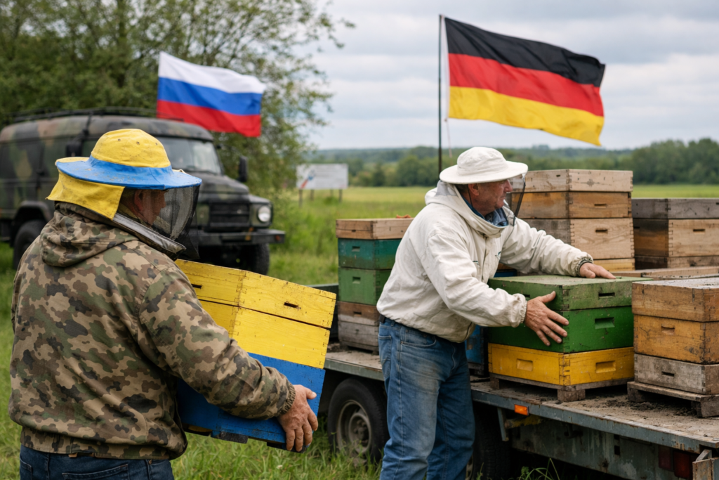 Oekraïense honingproductie verhuist naar Duitsland, terwijl Russische invloed krimpt