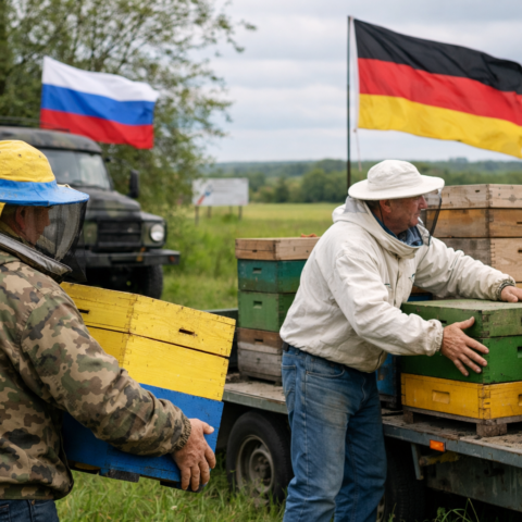 Oekraïense honingproductie verhuist naar Duitsland, terwijl Russische invloed krimpt
