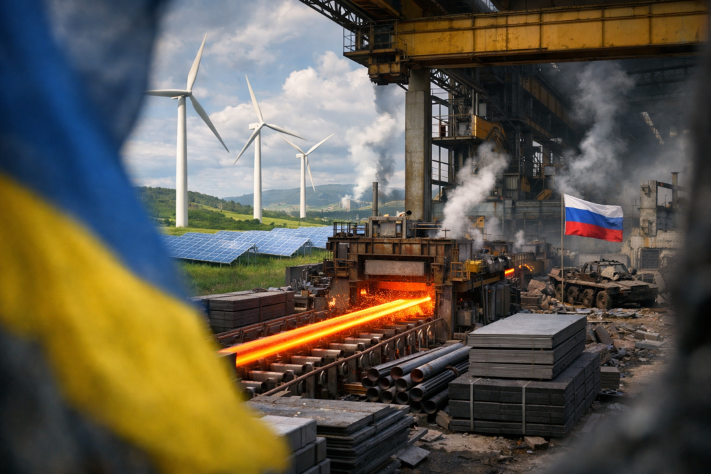 Oekraïens staal drijft Britse groene revolutie aan terwijl Russische economie en bezettingsadministratie haperen