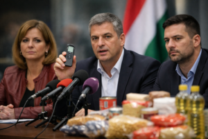 Hongaarse oppositie onthult audio-opname over voedselpakketten als verkiezingslokmiddel