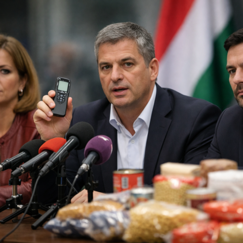 Hongaarse oppositie onthult audio-opname over voedselpakketten als verkiezingslokmiddel