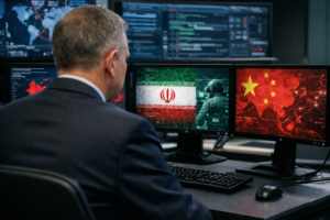 Britse cyberchef waarschuwt voor staatssponsorde aanvallen uit Rusland, Iran en China