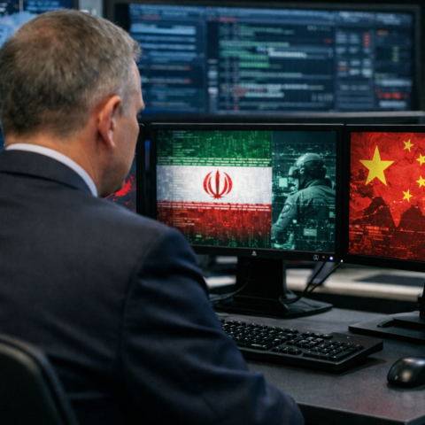 Britse cyberchef waarschuwt voor staatssponsorde aanvallen uit Rusland, Iran en China