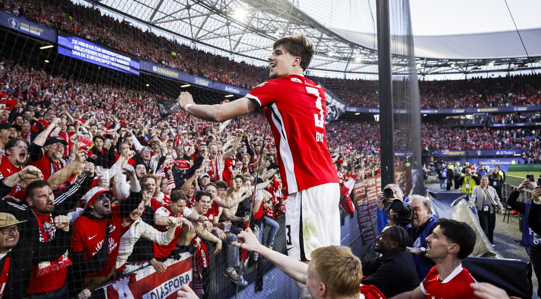 Alkmaar viert AZ's KNVB-bekerwinst op dinsdag