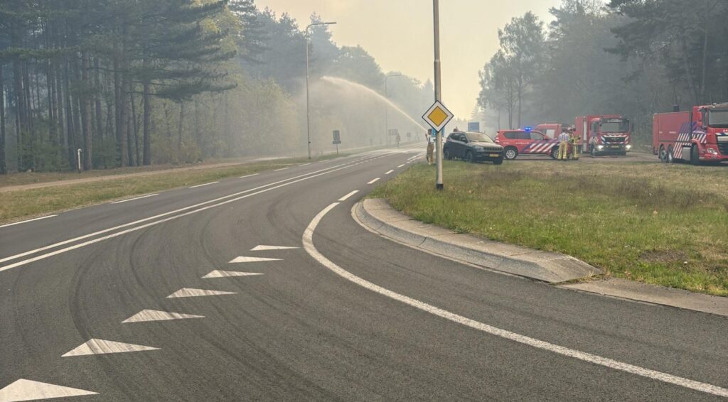 Brand in ’t Harde ontstonden tijdens militaire oefening; onderzoek gestart